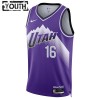 NBA Utah Jazz Trikot Simone Fontecchio Nike 2023-24 City Edition Lila Swingman - Kinder